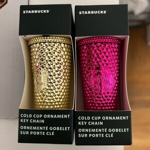 Starbucks Cold Cup Keychains